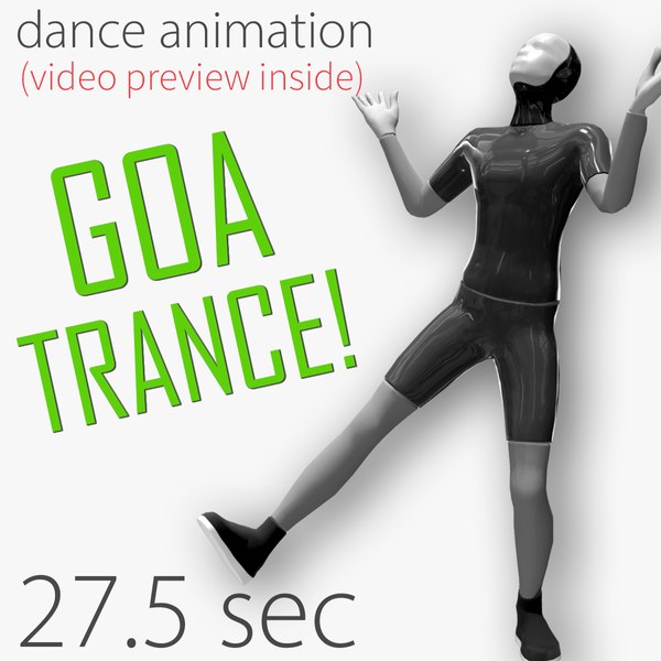 modelo 3d MD - Goa Trance - dance animation - 125 bpm - TurboSquid 2074762