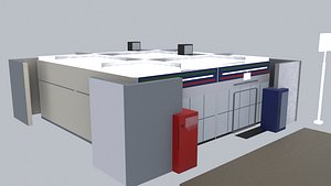 KonbiniCorner - 29 Low Poly Japanese Convenience Store 3D Assets Game Ready PBR BLEND FBX GLB