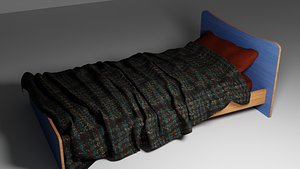 3D Simple Bed