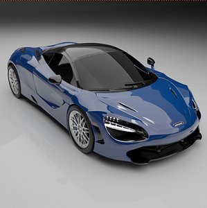 blue mclaren model