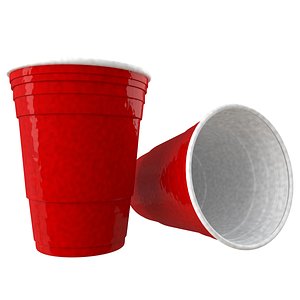red solo cup 3d c4d