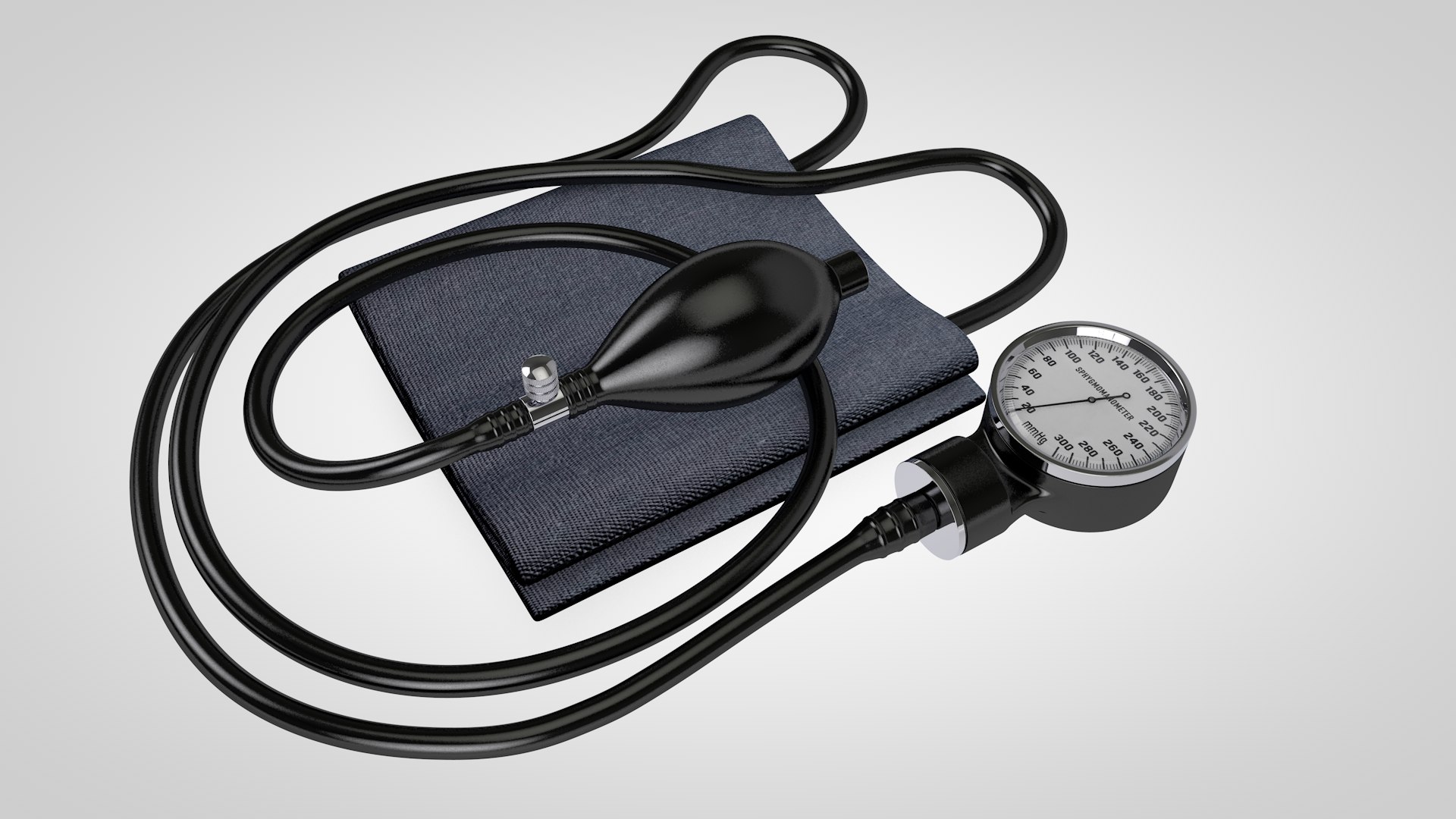 3d Blood Pressure Monitor Model