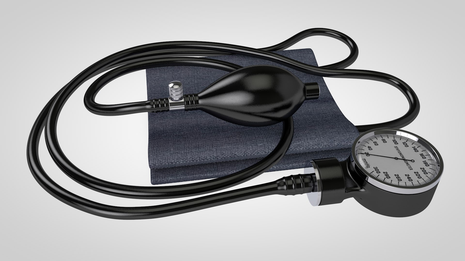 3d Blood Pressure Monitor Model