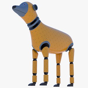 Robotic dog IV PBR model