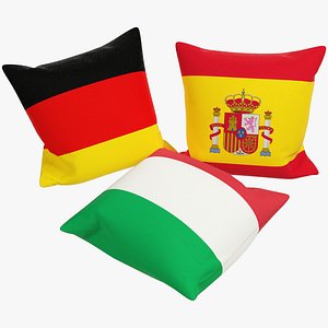 3D model Flags Pillows V4