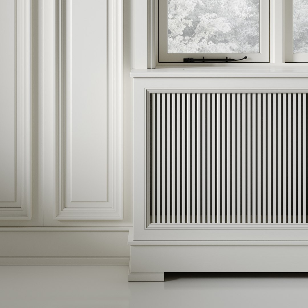 3D Classic Window With Radiator Screen 003 Model - TurboSquid 2173720