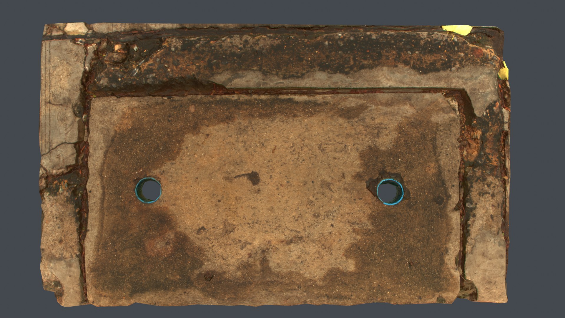 3D model pot hole scanned ready https://p.turbosquid.com/ts-thumb/w7/IFNuhl/YMcQL6OU/pot_hole_ss_03/png/1531034401/1920x1080/fit_q87/b73d5765aca7ed6c6bdd7ccc75ef942f3f8bf52c/pot_hole_ss_03.jpg