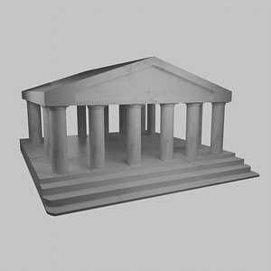 Ancient Greek Temple 3D model