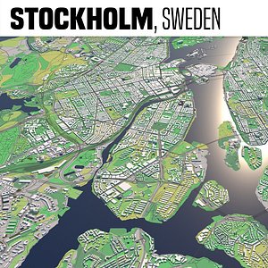 3D city stockholm model