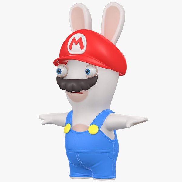 Rabbid Mario Character 8K Kingdom Battle model