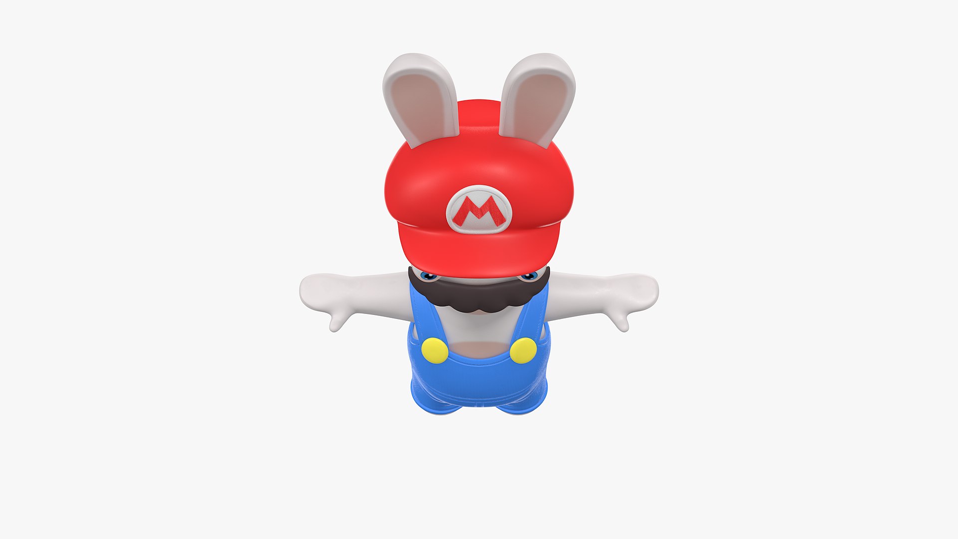 Rabbid Mario Character 8K Kingdom Battle Model - TurboSquid 1876842