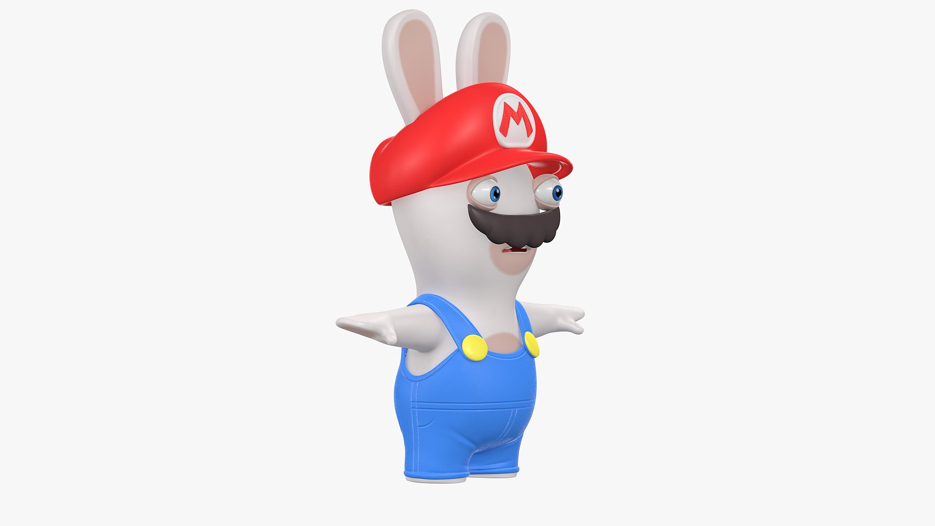 Rabbid Mario Character 8K Kingdom Battle Model - TurboSquid 1876842