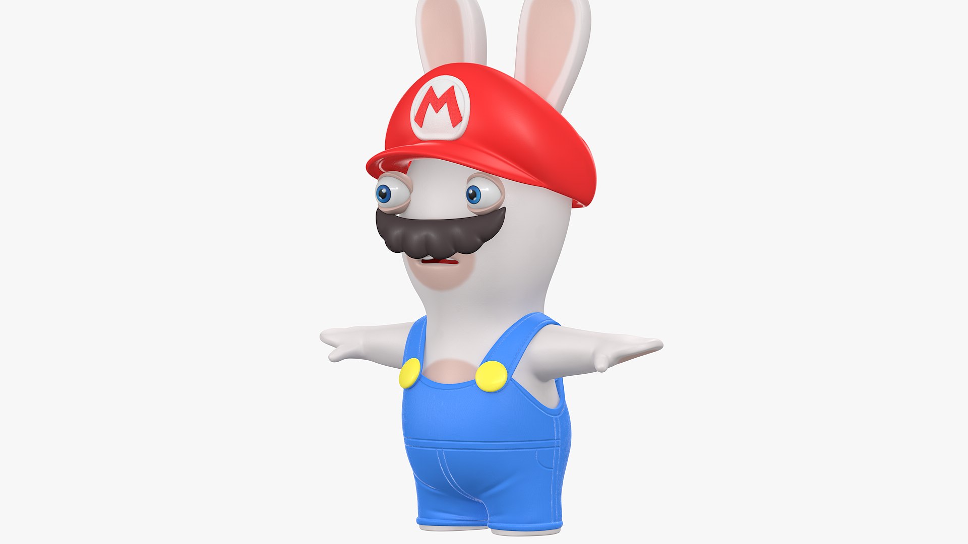 Rabbid Mario Character 8K Kingdom Battle Model - TurboSquid 1876842