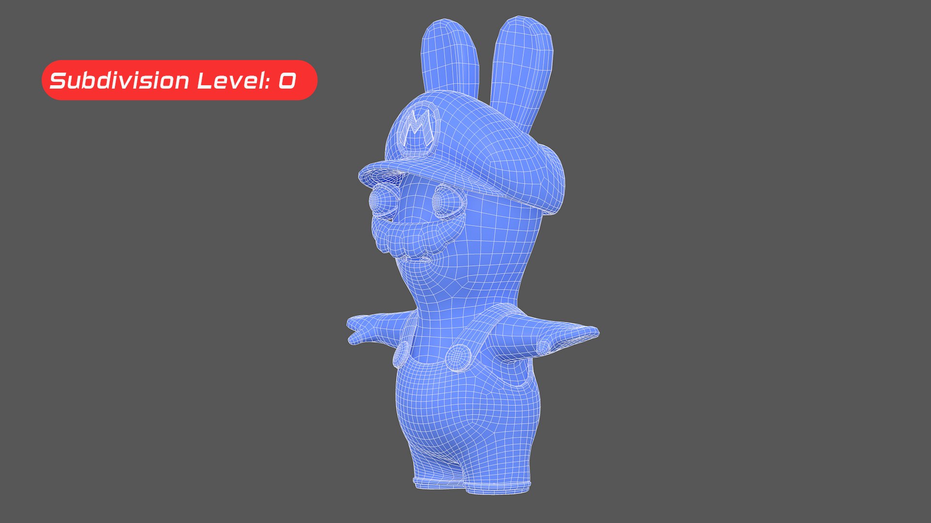 Rabbid Mario Character 8K Kingdom Battle Model - TurboSquid 1876842
