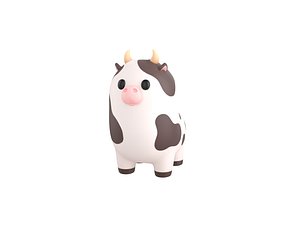 3D Cow Character