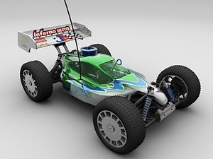 RC RADIO CONTROL CAR RACING BUGGY NITRO R/C TOY BRAZIL RENDERER KYOSHO AND INFERNO
