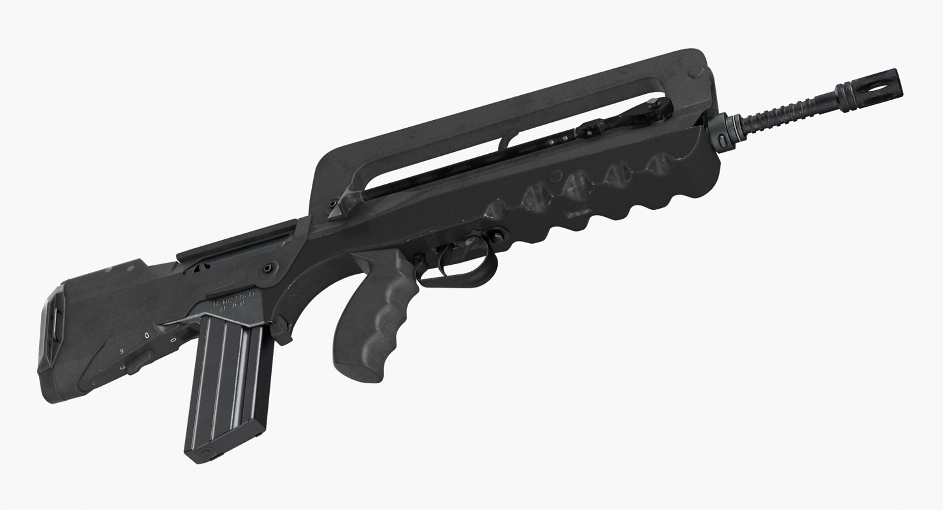 Assault rifle famas f1 3D model - TurboSquid 1168016