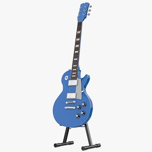 Gibson Les Paul - Blue 3D model