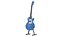 Gibson Les Paul - Blue 3D model