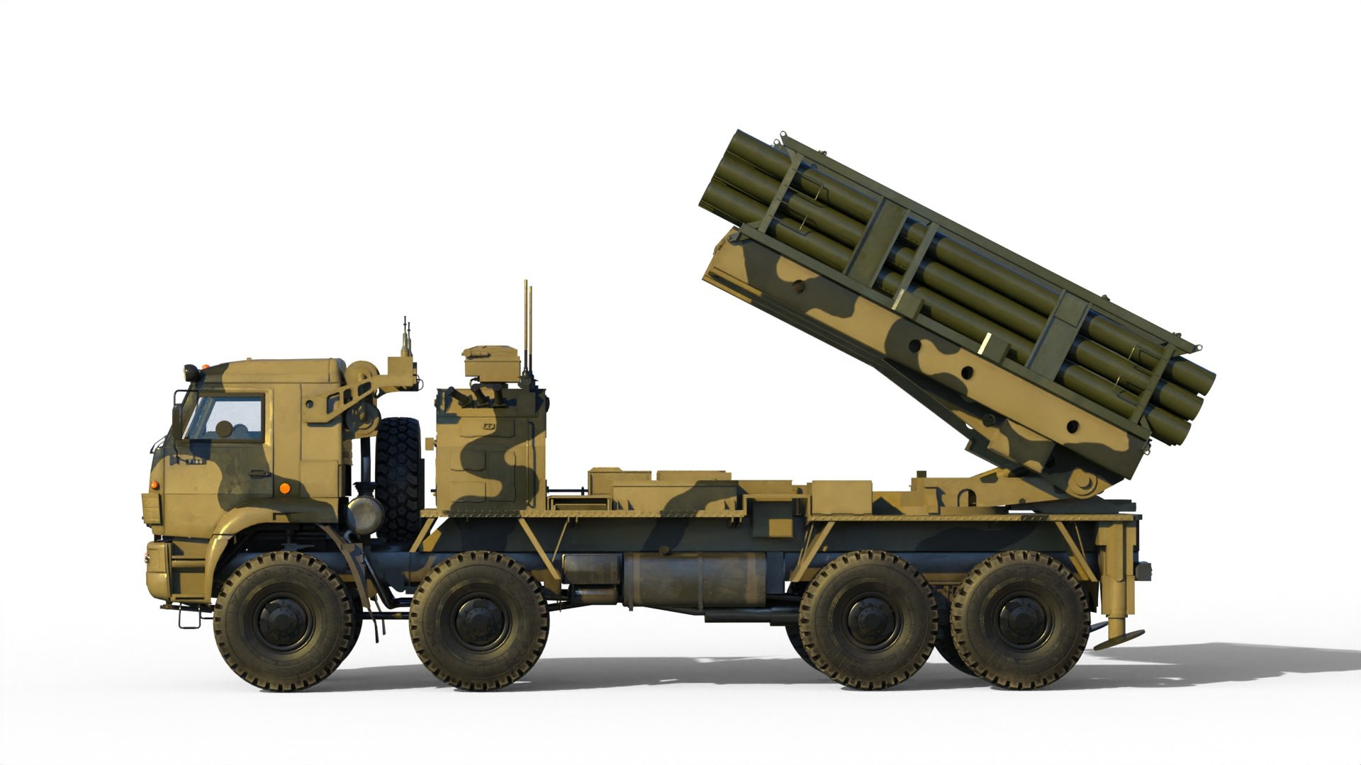3D MLRS Bicaliber Complex Vozrozhdenie - TurboSquid 2196895