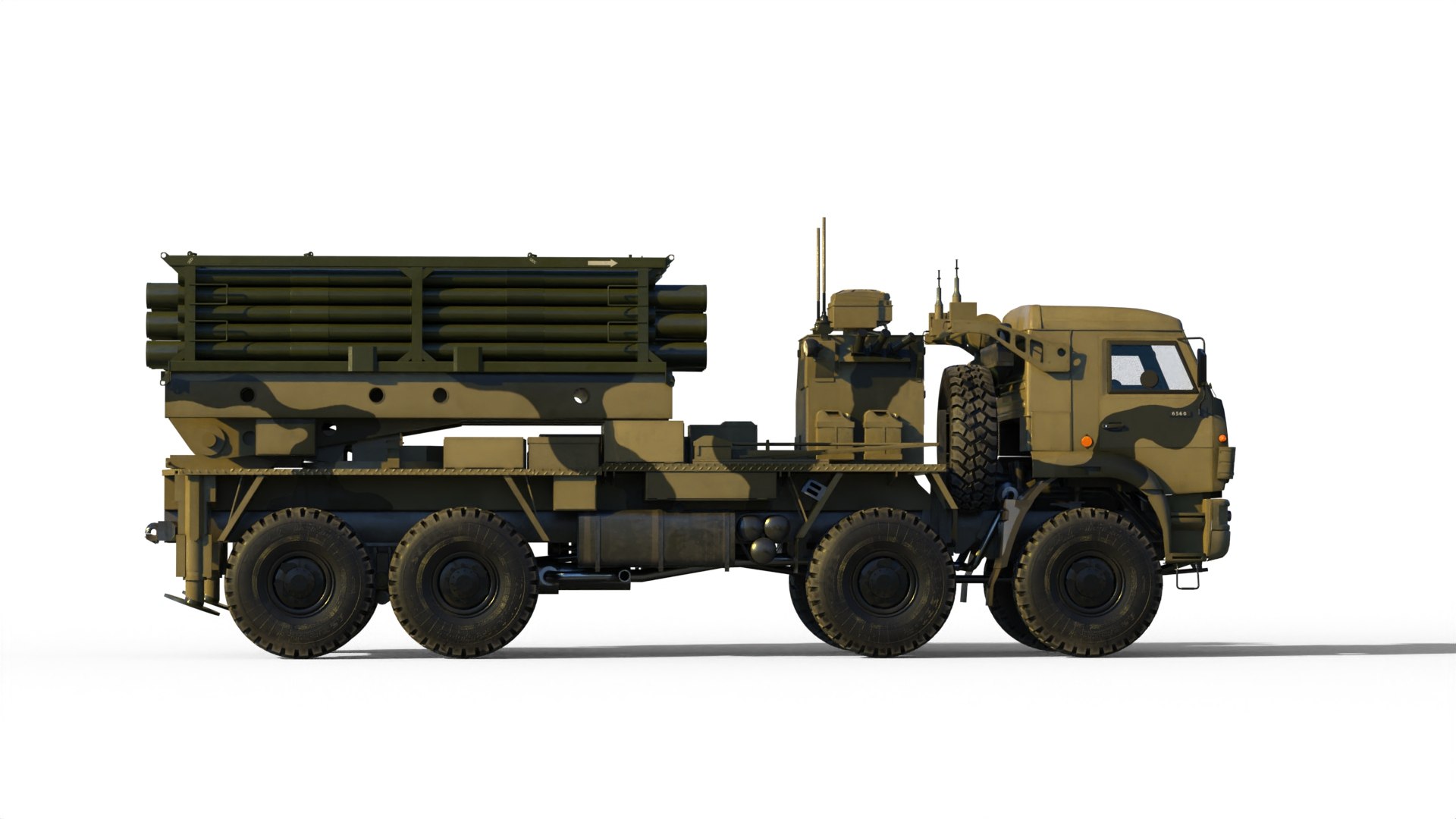 3D MLRS Bicaliber Complex Vozrozhdenie - TurboSquid 2196895