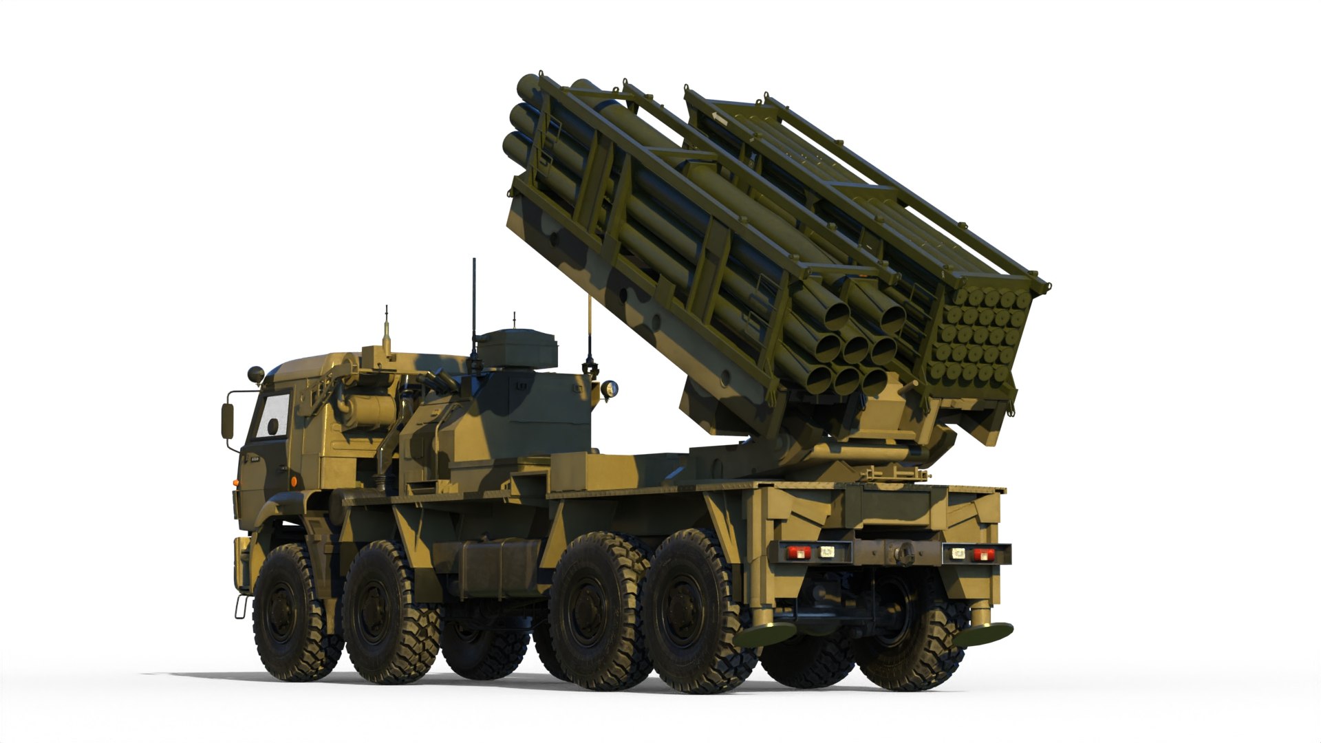 3D MLRS Bicaliber Complex Vozrozhdenie - TurboSquid 2196895