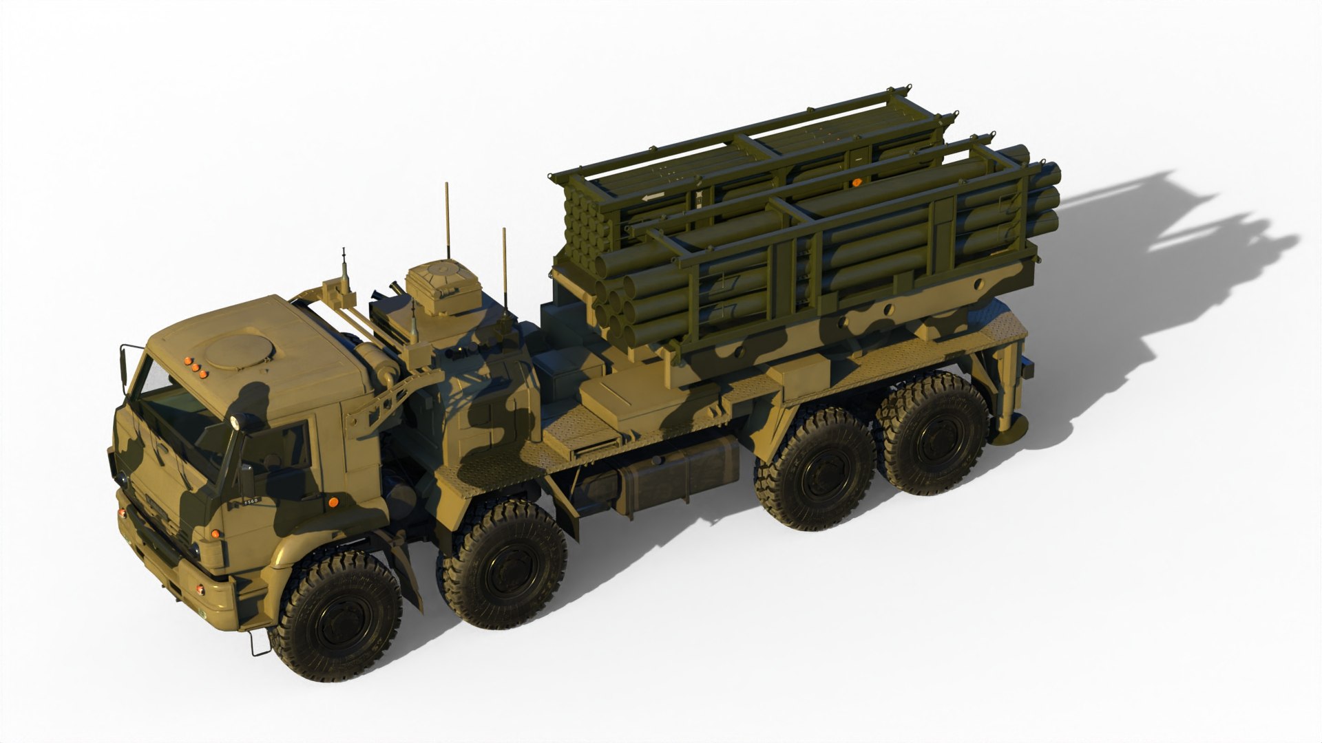 3D MLRS Bicaliber Complex Vozrozhdenie - TurboSquid 2196895