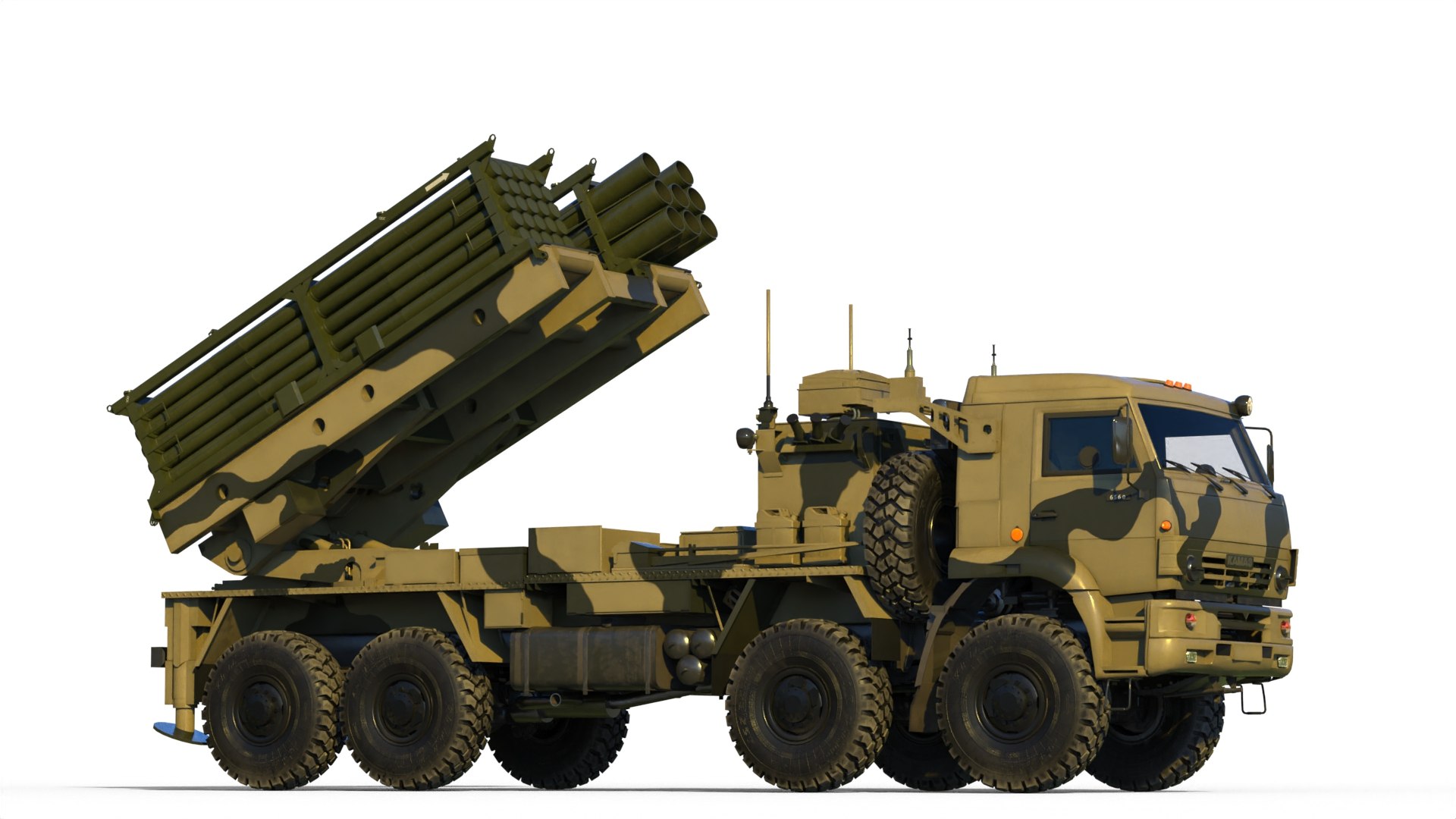 3D MLRS Bicaliber Complex Vozrozhdenie - TurboSquid 2196895
