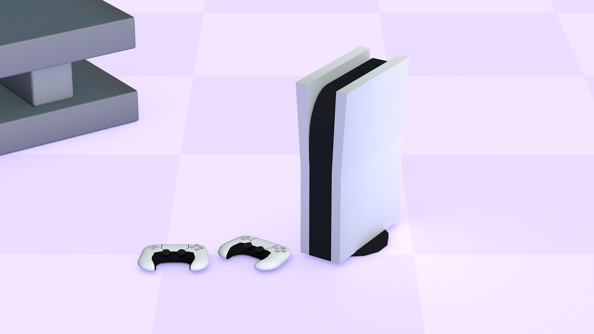 3D Model Low Poly - TVs And Game Consoles - TurboSquid 2328744