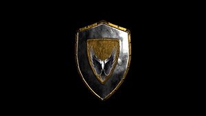shield dae stl 3D model