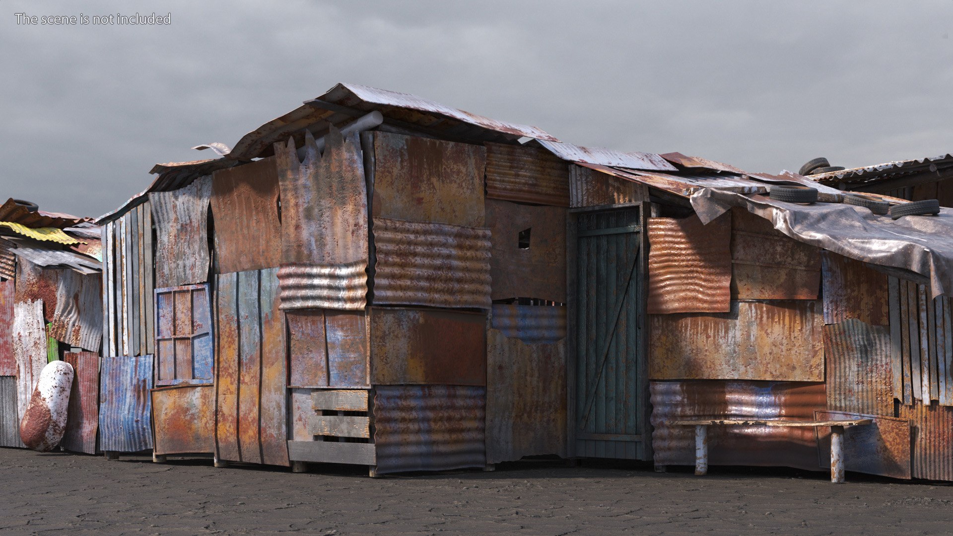 Scattered Metal Hut Cluster 3D model https://p.turbosquid.com/ts-thumb/w7/dZQz2f/vE/scattered_metal_hut_cluster_008/jpg/1735189391/1920x1080/fit_q87/7c39d06b50b12a716cfab5f0ed3560b559916488/scattered_metal_hut_cluster_008.jpg