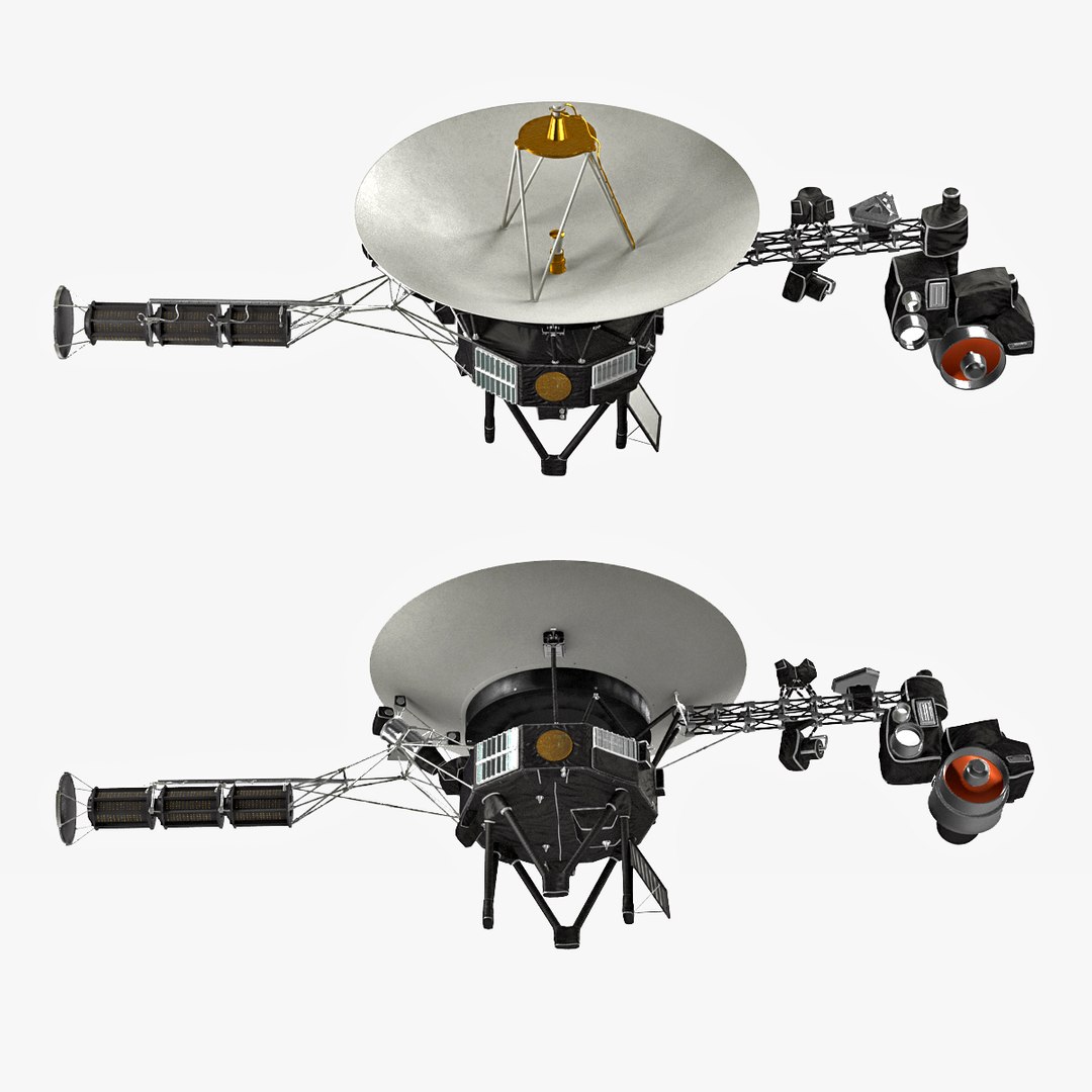 voyager 1 and 2 3d model