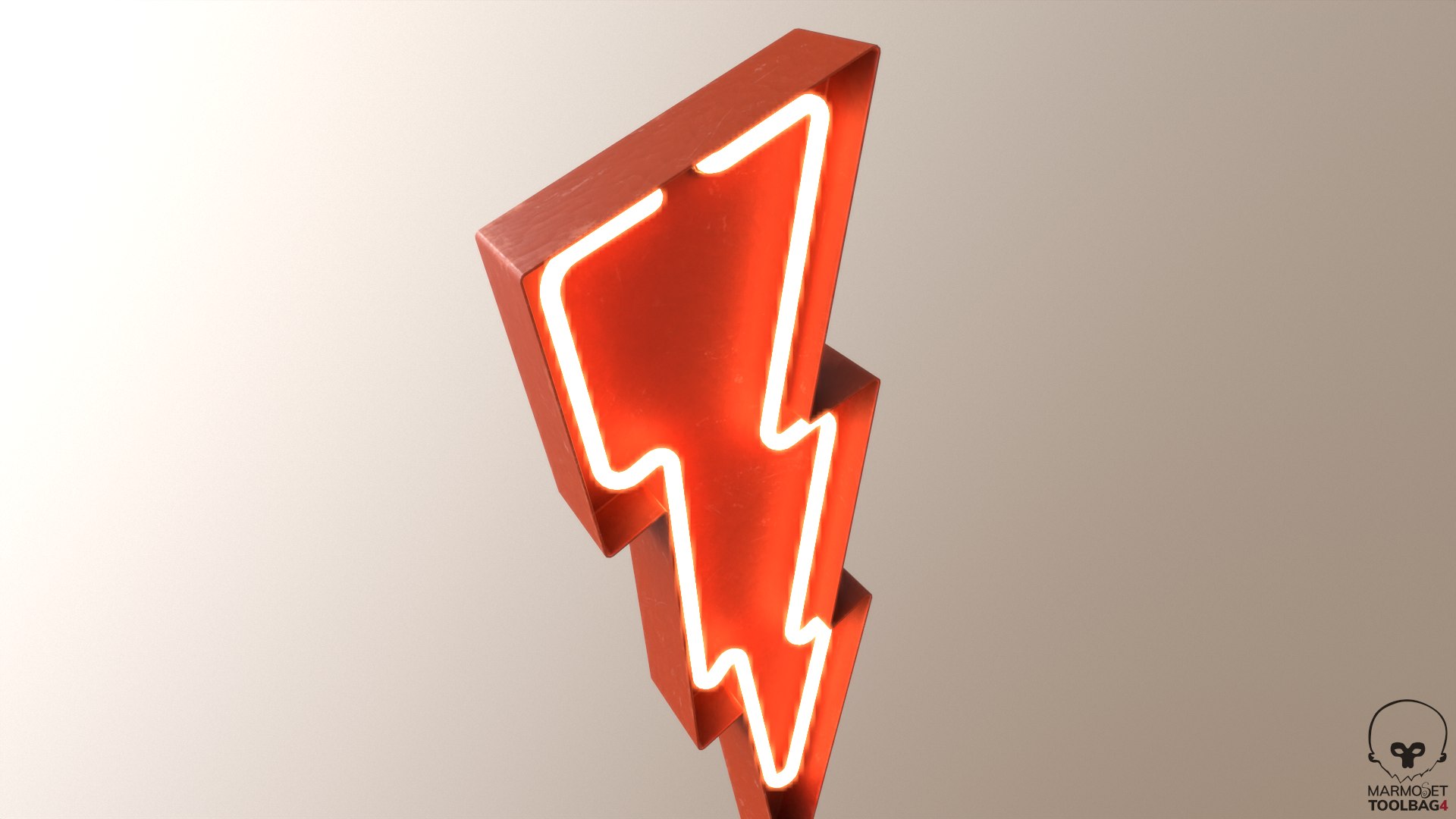3D Lightning Bolt NEON Sign V2 - TurboSquid 1881706
