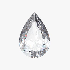 3D pear diamond