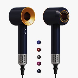 Dyson Supersonic Hairdryer with attachments