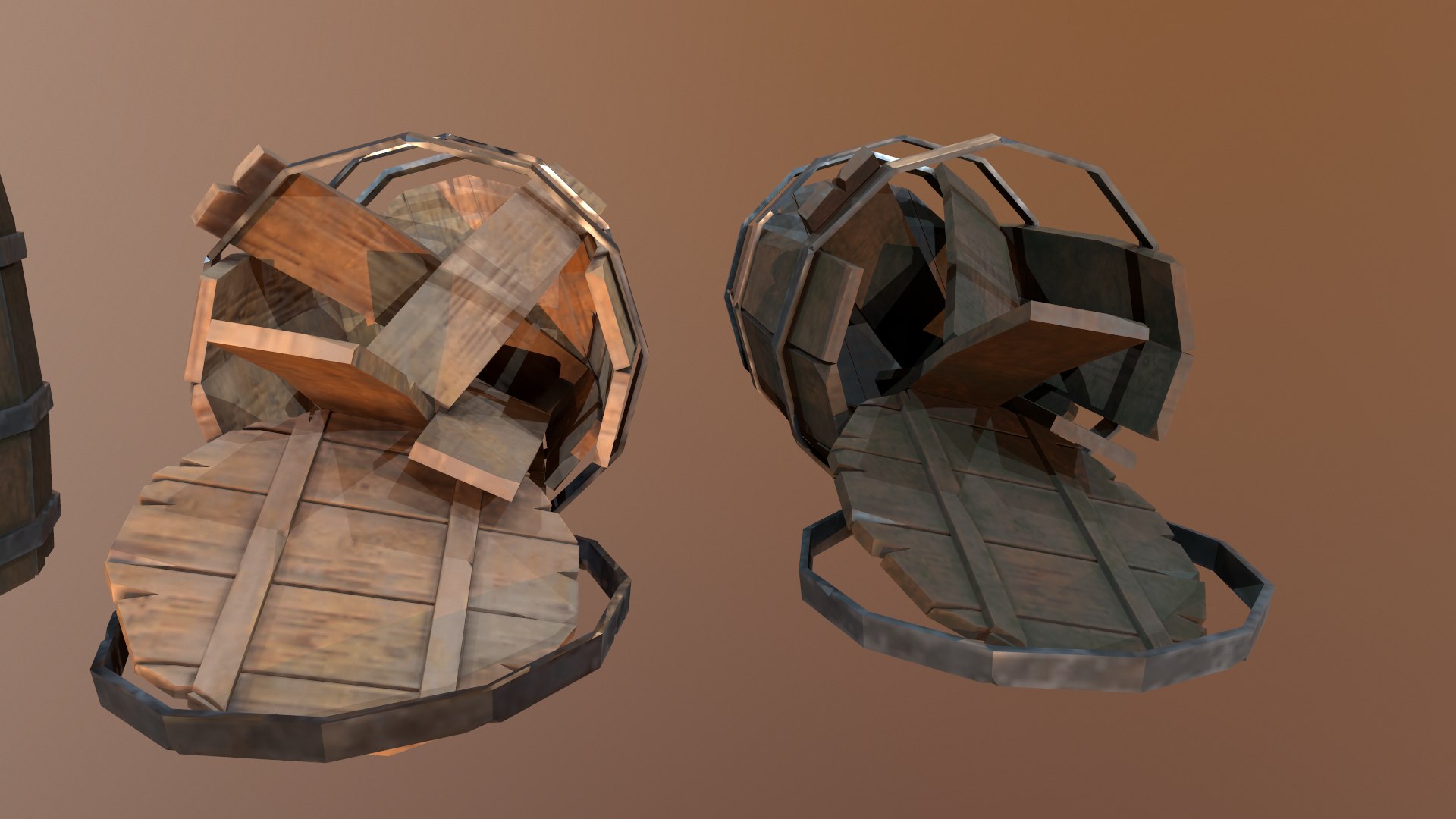 Collection of various wooden barrel Low-poly 3D model https://p.turbosquid.com/ts-thumb/w7/lrJb2O/V0/screenshot0062/png/1622379519/1920x1080/fit_q87/d7678ed481e1a1b21e561fd1b096cc26e488a578/screenshot0062.jpg