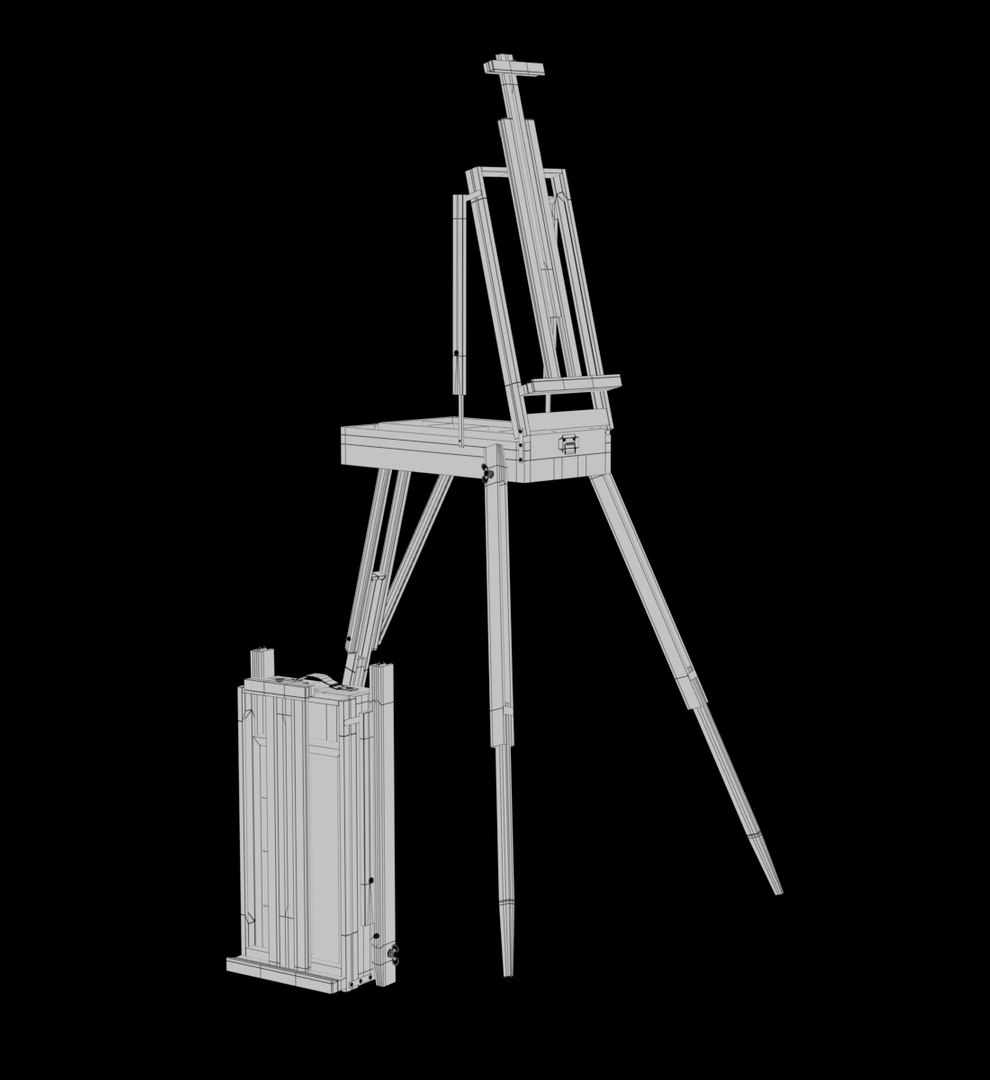 outdoor portable easel 3D model https://p.turbosquid.com/ts-thumb/w7/n2cxeA/AZPjDtsE/easel_wfshot02/jpg/1581719955/1920x1080/fit_q87/03f47004dced766c4c2c1c7b384b9c42d2f55361/easel_wfshot02.jpg
