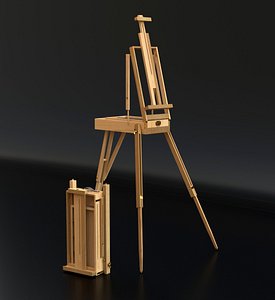 outdoor portable easel 3D model