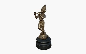 Bronze Indian Figure