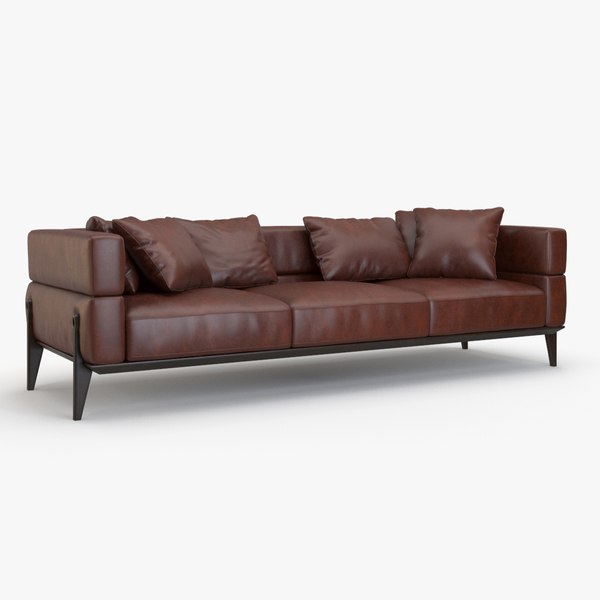 Ago Triple Sofa 3D