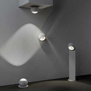 3D outdoor lamps occhio sito model