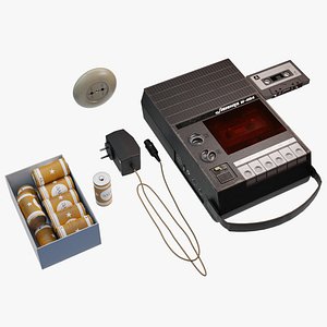 Soviet single cassette player Legend404 3D