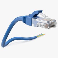 RJ45 Cable Cut