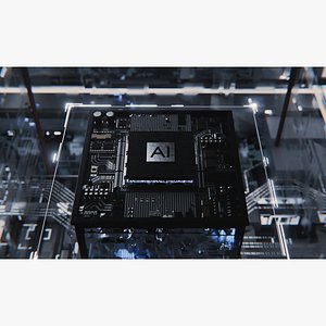 Circuit Board CPU Concept