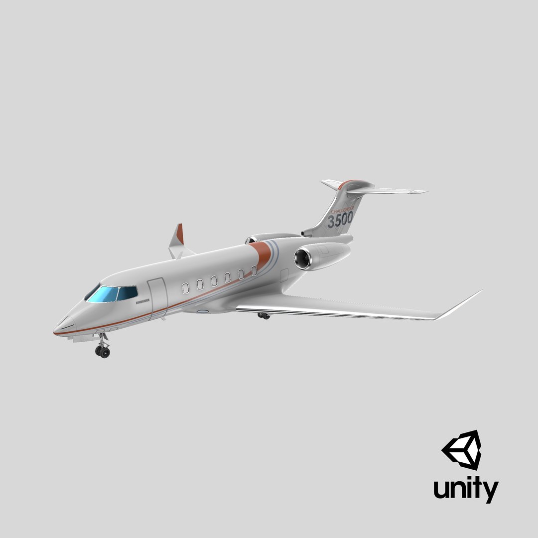 3D Bombardier Challenger 3500 Jet Plane PBR https://p.turbosquid.com/ts-thumb/w8/FzACbs/6z/stemcell_unity_render/png/1721253692/1920x1080/fit_q87/8ecf7f4ec2c1ce6ae6e21517e469073813f85791/stemcell_unity_render.jpg