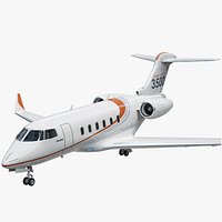 Bombardier Challenger 3500 Jet Plane PBR