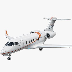 Bombardier Challenger 3500 Jet Plane PBR
