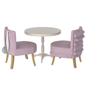 3D chair table model