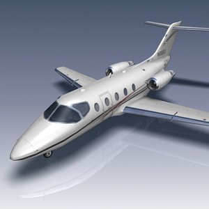 hawker 400xp aircraft beechcraft 3d model