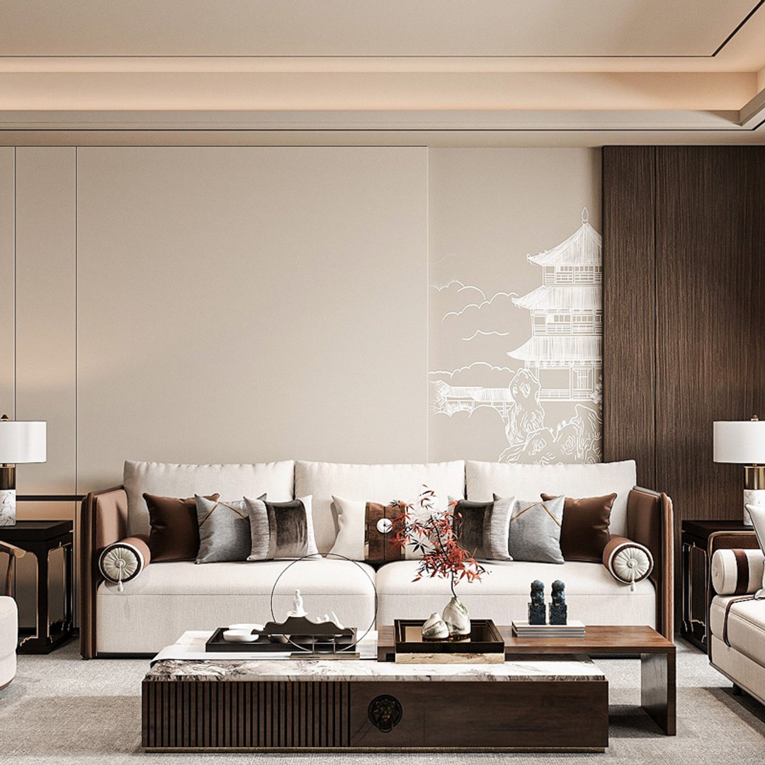 3D Modern Living Room Model - TurboSquid 2319465